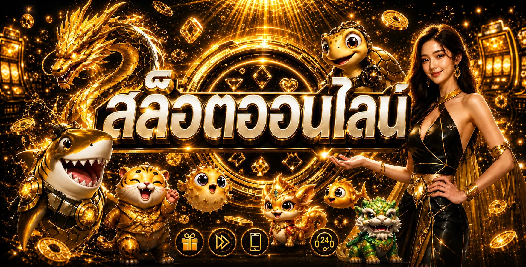 สล็อตออนไลน์ DRAGON168VIP พร้อมตัวละครแฟนตาซี
